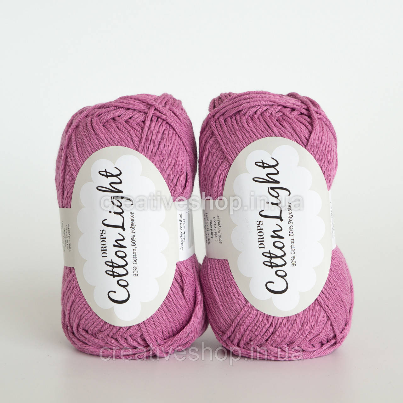 Пряжа DROPS Cotton Light (колір 23 light purple)