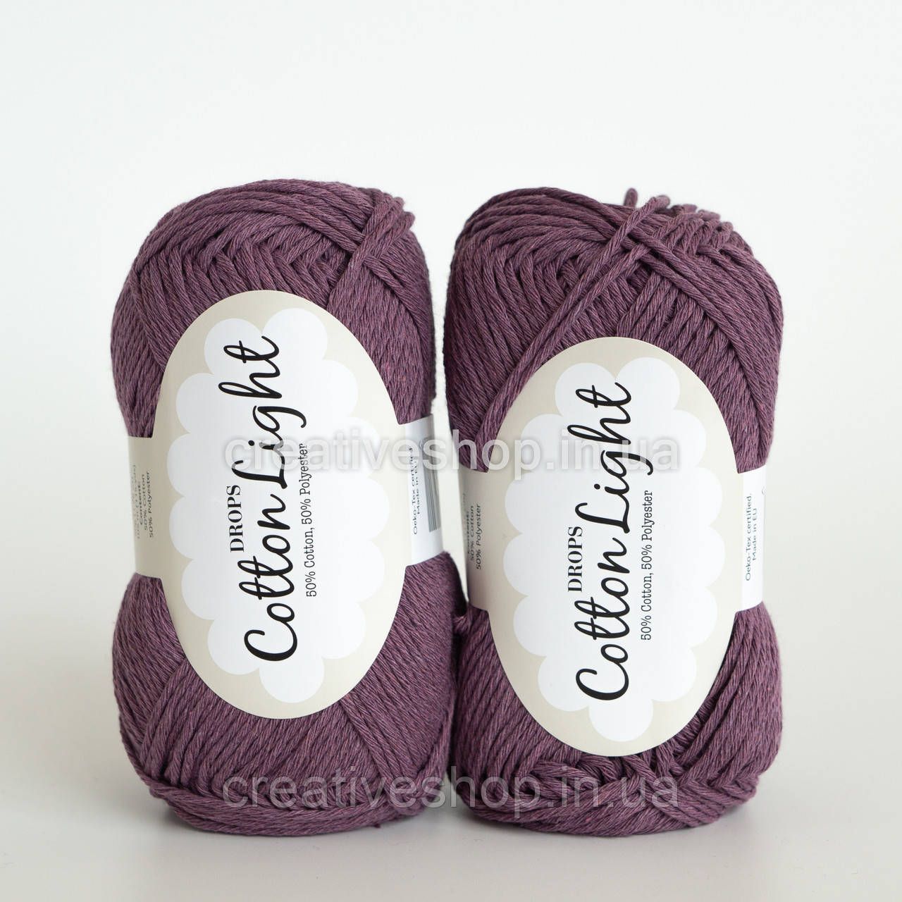 Пряжа DROPS Cotton Light (колір 24 grape)