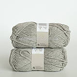 Пряжа DROPS Cotton Light (колір 31 pearl grey), фото 3