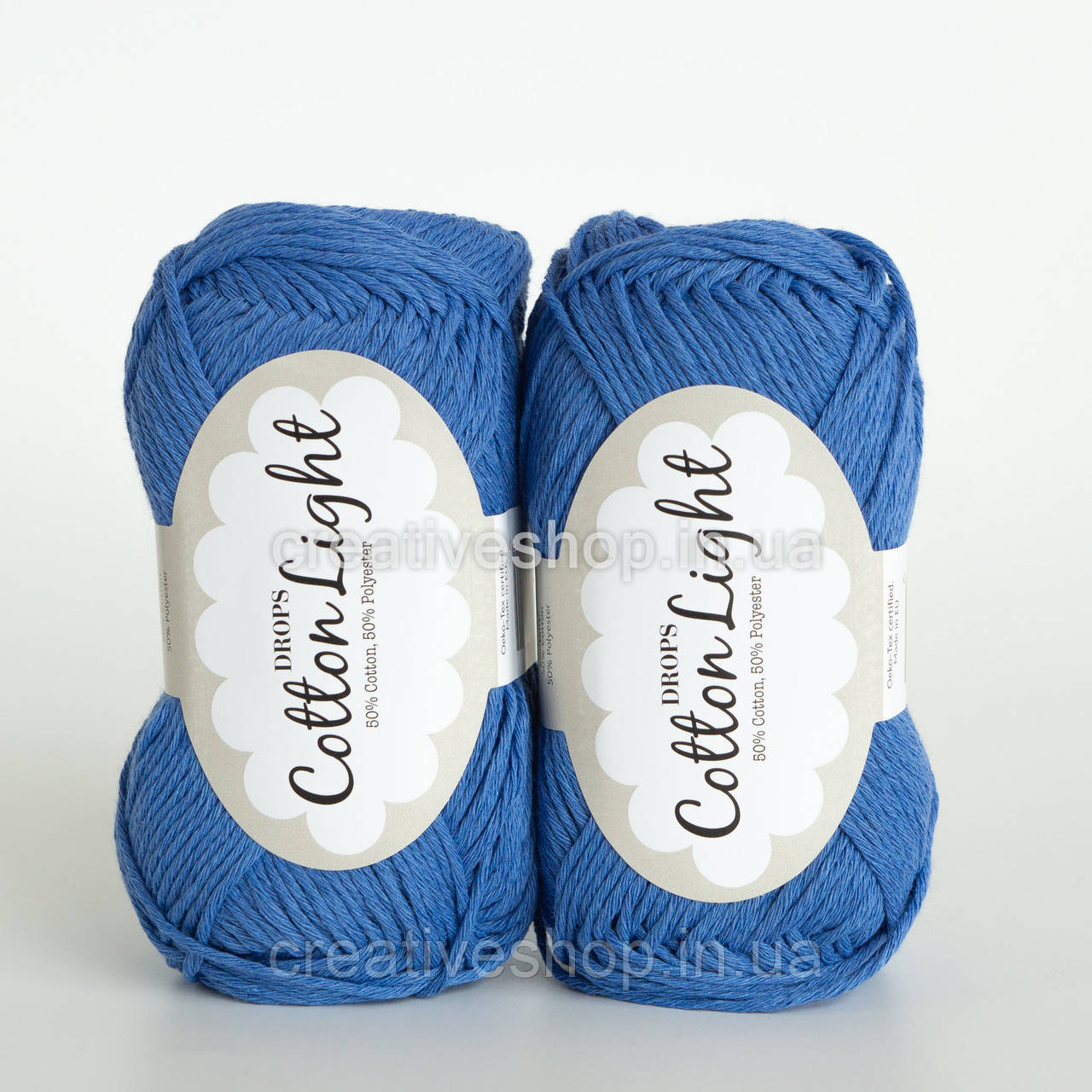 Пряжа DROPS Cotton Light (колір 33 blue bonnet)