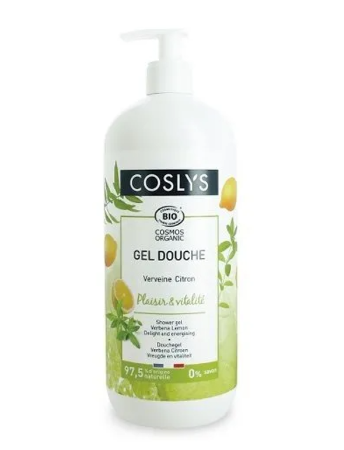 Гель для душу органічний з вербеною і лимоном Coslys, 1 л