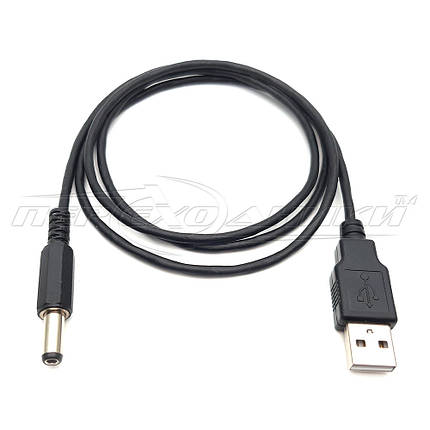 Кабель живлення USB to DC 5.5x2.1 мм, фото 1