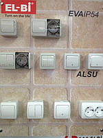 Вимикачі Розетки EL-BI Alsu (білий)