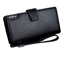 Чоловічий клатч гаманець портмоне Baellerry Business 1063 чорного кольору