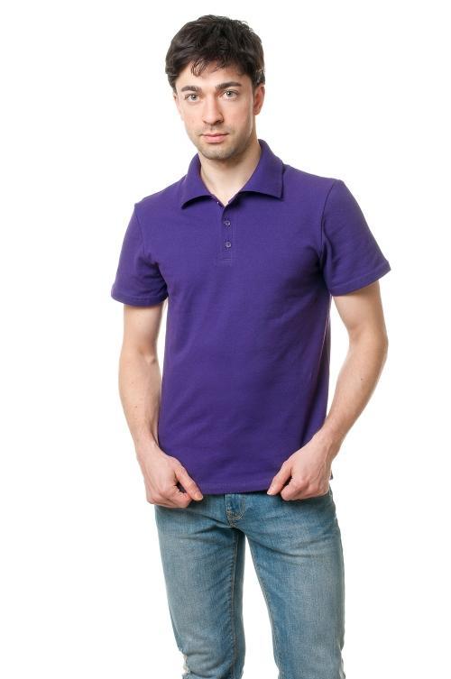 Поло футболка чоловіче, фіолетове. Теніски для чоловіків