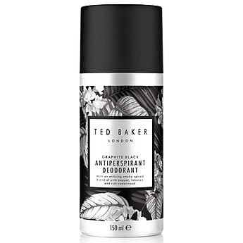 Мужской дезодорант-антиперспирант Ted Baker Antiperspirant Deodorant Graphite Black 150 мл