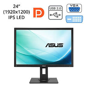 Монітор Asus BE24A Black / 24" (1920x1200) IPS WLED / DP, DVI, VGA, USB / вбудовані колонки 2х1 Вт, фото 2