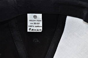 Кепка Atrics Philipp Plein 55-59 см чорна (0919-15), фото 2
