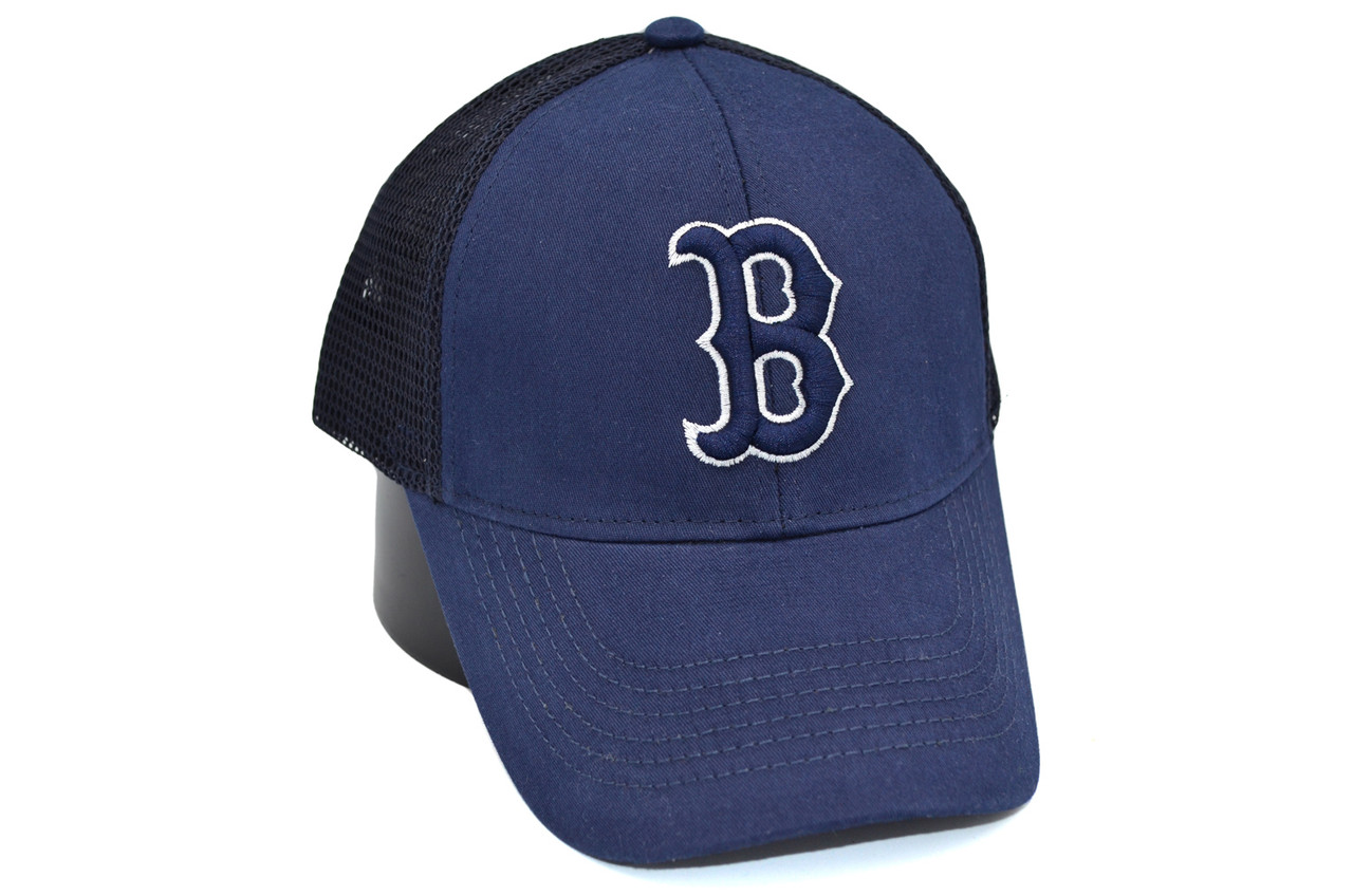 Бейсболка сітка Art cap Boston Red Sox 56-61 см синя (0919-520)