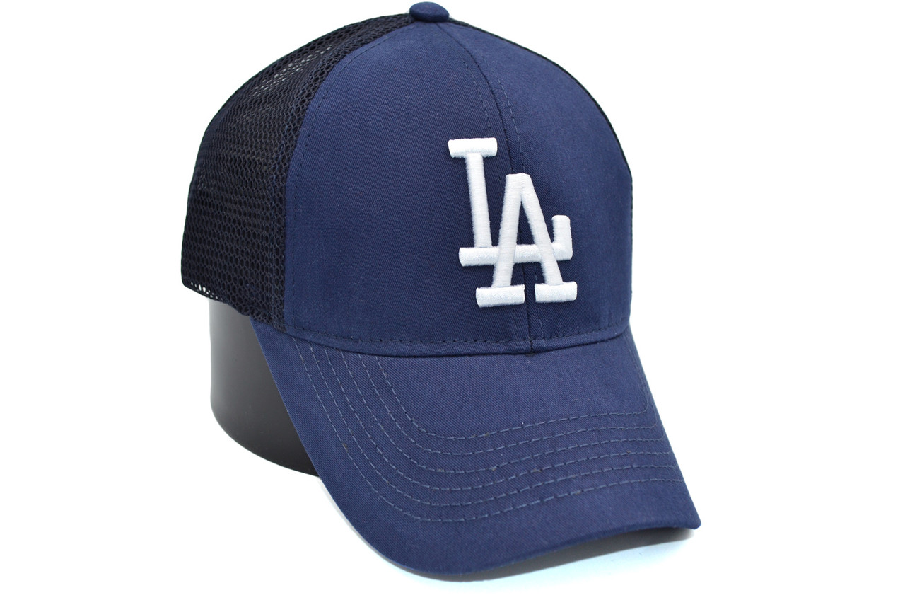 Бейсболка сітка Art cap LA Dodgers 56-61 см синя (0919-527)