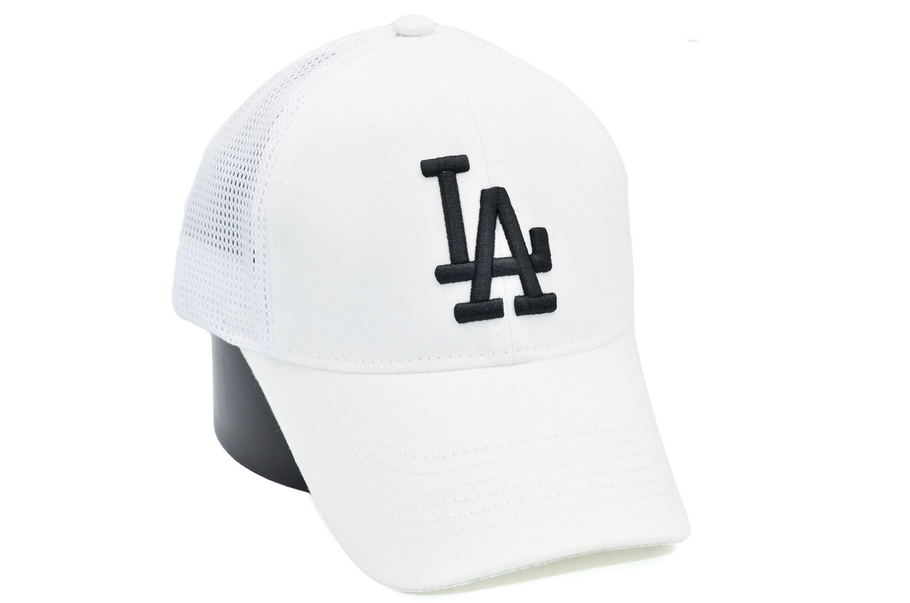 Бейсболка сітка Art cap LA Dodgers 56-61 см біла (0919-528)