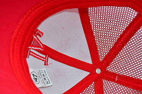 Бейсболка сітка Art cap LA Dodgers 56-61 см червона (0919-529), фото 4