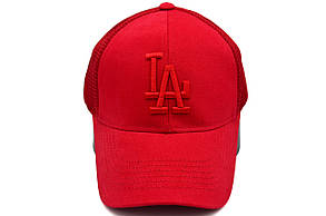 Бейсболка сітка Art cap LA Dodgers 56-61 см червона (0919-529), фото 3
