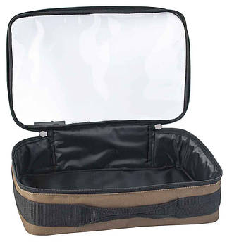 Сумка для риболовних аксесуарів W4C Transparent Bag XL з прозорим верхом, напівжорстка, поліестер 600D