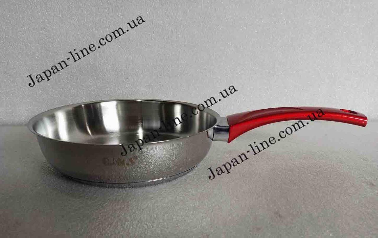 Сковорода металева 24 см. 2,8 л. OMS 2038-F24 без кришки, ручка бакеліт