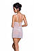 Сорочка з вирізами на грудях + стрінги LOVELIA CHEMISE white S/M - Passion gigante.com.ua, фото 2