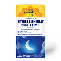Комплекс для Здорового Сну, Stress Shield, Country Life, 60 вегетаріанських капсул