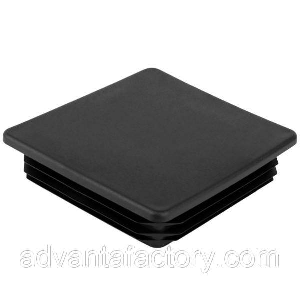 Заглушка квадратна 120x120 чорна