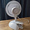 Вентилятор настільний Domotec MS 1623 / Вентилятор на прищіпці / Маленький настільний вентилятор, фото 5