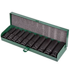 Набір ударних глибоких головок1/2" 10 пр HANS 84610M