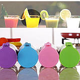 Портативний фітнес блендер USB Smart Juice Cup Fruits 4 ножі blue, фото 4