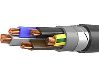 Силовой медный бронированный кабель ВБбШв 3*120+1*70