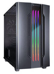 Корпус Midi-ATX Cougar Gemini M (Iron Gray) ігровий корпус, 2*3.5"+2*2.5",Trelux RGB, 1*120  (код 114442)