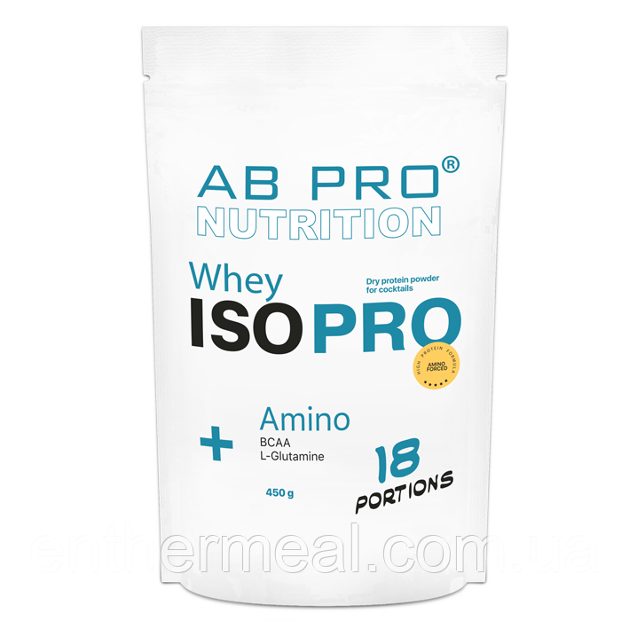 Протеїн ізолят AB PRO ISO PRO Whey+ Amino 450 г