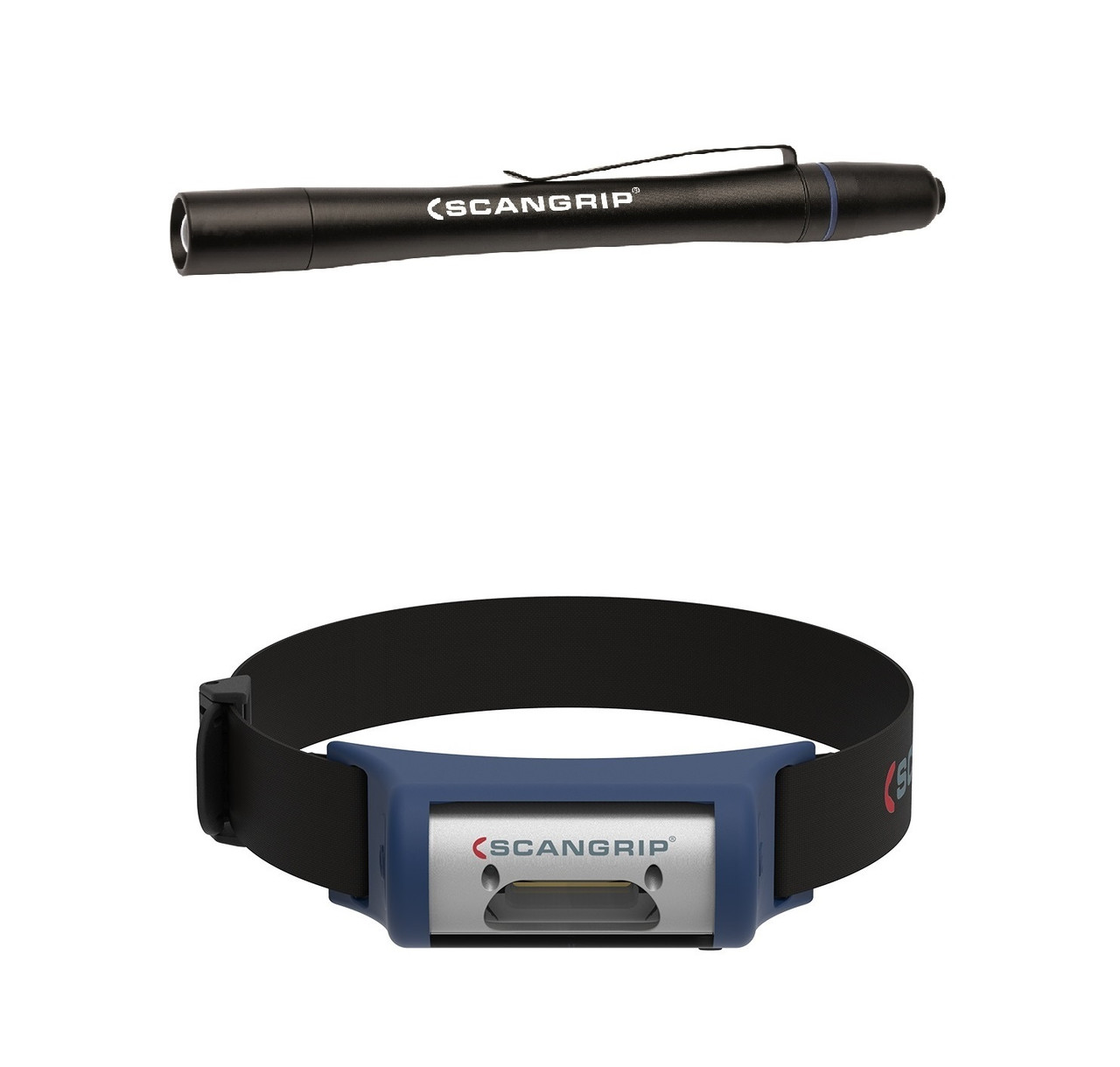 Набір майстра ліхтар налобний + ліхтар ручка - Scangrip I-View/Flash Pen (49.0408)