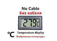 Термометр цифровой LCD (ЖК) -30+70 грд чёрный