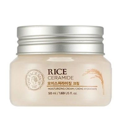 Зволожувальний крем із керамідами The Face Shop Rice&Ceramide Moisturizing Cream 50 мл