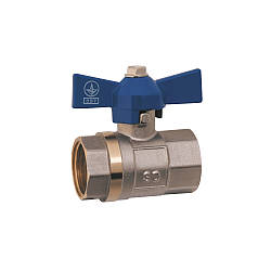 Кран кульовий різьбовий SD Plus 1/2" ВР для води (метелик)