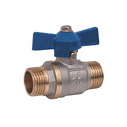 Кран кульовий різьбовий SD Plus 1/2" НР для води (метелик)