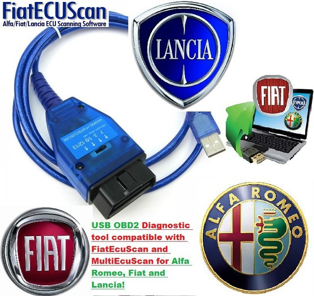 KL-адаптер (діагностика, прошивка ВАЗ Ланос Daewoo) FTDI VAG COM 409.1 FIAT ECUSCAN K-Line USB з перемикачі