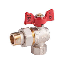 Кран кульовий Американка SD Plus 1/2" ВН кутовий