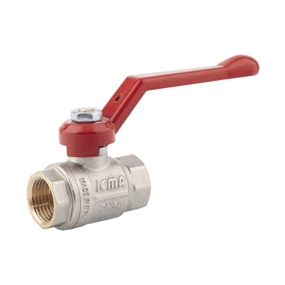 Кран кульовий різьбовий для води Icma 1/2" прямий