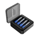 Комплект акумулятор літієвий TENAVOLTS AAA  740mAh  1.5V 4шт./уп з зарядним пристроєм, фото 10