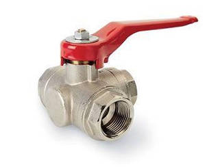 Кран кульовий 3-х ходовий