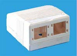 Розетка комп'ютерна R&M 925728, 2 порти, мінібокс