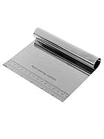 Шпатель кондитерський із розміткою металевий 15 см опт