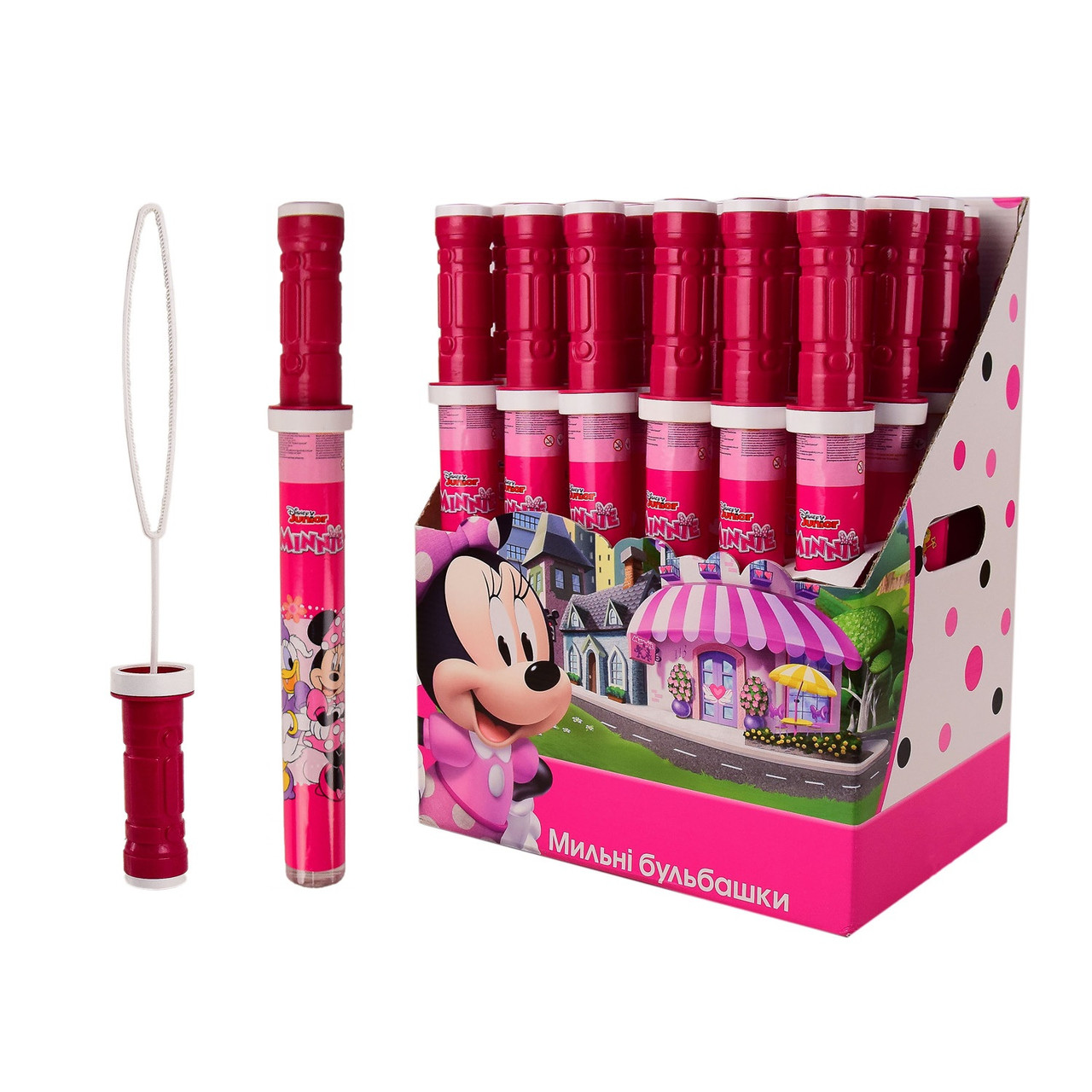 Мильні бульбашки Minnie Mouse 160мл №KC-0061(24)(96) КІ, фото 1