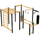 Спортивний комплекс WorkOut 5 із брусами, боксерською грушею і турніком, фото 2