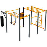 Спортивний комплекс WorkOut 5 із брусами, боксерською грушею і турніком, фото 6