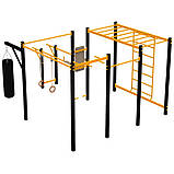 Спортивний комплекс WorkOut 5 із брусами, боксерською грушею і турніком, фото 3