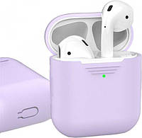 Классический Силиконовый чехол AhaStyle для Apple AirPods Lavender (AHA-01020-LVR)