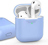 Классический Силиконовый чехол AhaStyle для Apple AirPods Blue