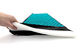 Масажний килимок Аплікатор Кузнєцова + валик масажер для спини/шиї/ніг/стоп/голови/тіла OSPORT Pro (n-0006), фото 5