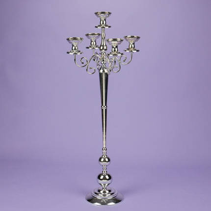 Підсвічник 100 см. на 5 свічок, хром (2011-021), фото 1