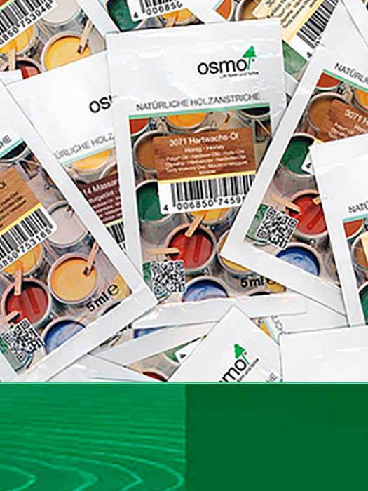 Універсальна кольорова олія Osmo Dekorwachs Intensive Töne 5 ml Зелена 313123), фото 1
