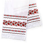 Слобожанка обрядовий рушник "Дуб-калина" 36*200 см червоно-чорний